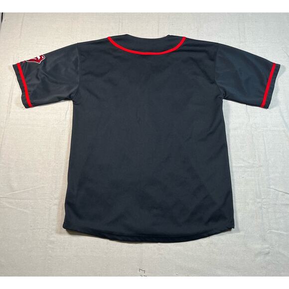 Liquid Blue The Rolling Stones Black Concert Baseball Jersey Large - Picture 2 of 6